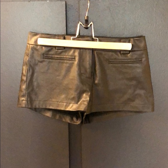 Forever 21 Pants - Black pleather shorts